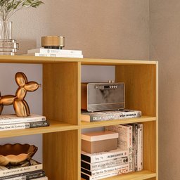 Estante para Livros Multiuso 6 Nichos 81cmx90cm Geórgia - 6