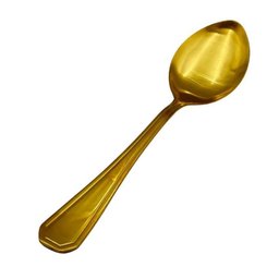 Conjunto Faqueiro 12 Peças Jogo Talheres de Mesa Jantar Garfo Faca Colher Victoria Gold Inox - 3