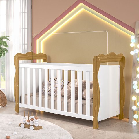 Berço Minicama 3 em 1 100% Mdf Alice Espresso Móveis