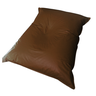 Puff Almofadão Retangular Gigante Eventos Conforto Cheio Casa Quarto - Marrom - 1