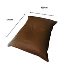 Ver imagem 3 de Puff Almofadão Retangular Gigante Eventos Conforto Cheio Casa Quarto - Marrom