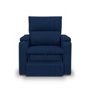 Ver imagem 3 de Poltrona Dalas Papai Retrátil Reclinável Veludo Porta Copo:azul