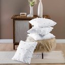 Ver imagem 2 de Kit 04 Almofadas Cheias Poppy 45cm X 45cm Cor Branco