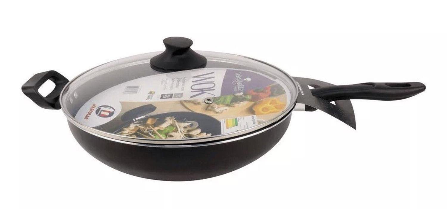 Panela Wok 30 Antiaderente Linha Qualite Crystal Marcolar - 3