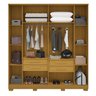 Guarda-roupa Casal 205,2cm 6 Portas 100% Mdf Petunia Espresso Móveis - 4