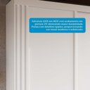 Ver imagem 6 de Guarda-Roupa Casal 100% MDF 2 Portas 180cm Freesia Espresso Móveis Branco