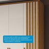 Guarda-roupa Casal 205,2cm 6 Portas 100% Mdf Petunia Espresso Móveis - 6