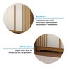Guarda-roupa Casal 205,2cm 6 Portas 100% Mdf Petunia Espresso Móveis - 9