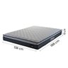 Cama Box Baú Casal Colchão Espuma D33 Pillow Top 138x188x60cm Millenium Hellen  - 5