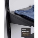Ver imagem 4 de Closet Aberto Modular para Casal 265cm Eternity 37 Preto