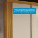 Ver mais imagens de Guarda-Roupa Casal 100% MDF 2 Portas 180cm Freesia Espresso Móveis Bege/Cinamomo/Off White
