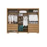 Guarda-Roupa 6 portas Casal mdf Marajó Camas Fênix - TECA/OFF WHITE - 2