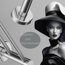 Ver imagem 2 de Toalheiro Duplo para Banheiro Escovado Atenas Grego Metal 45cm