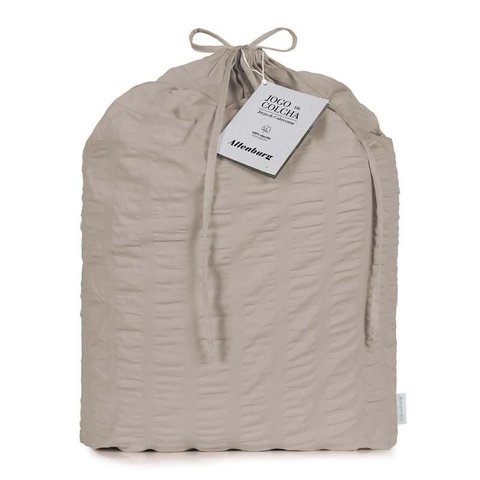 Jogo de Colcha King Altenburg Algodão Lux 200 Fios 100% Algodão Madhya - Cinza Cromio