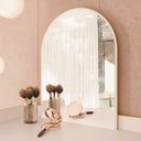 Ver imagem 4 de Penteadeira Camarim Ariel com Espelho 2 Gavetas e 1 Porta - Offwhite/Dourado
