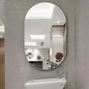 Ver imagem 2 de Espelho Decorativo Lapidado Oval 70x100cm Woodglass
