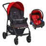 Travel System Burigotto Carrinho de Bebê com Bebê Conforto Ecco + Touring X Vermelho - 1