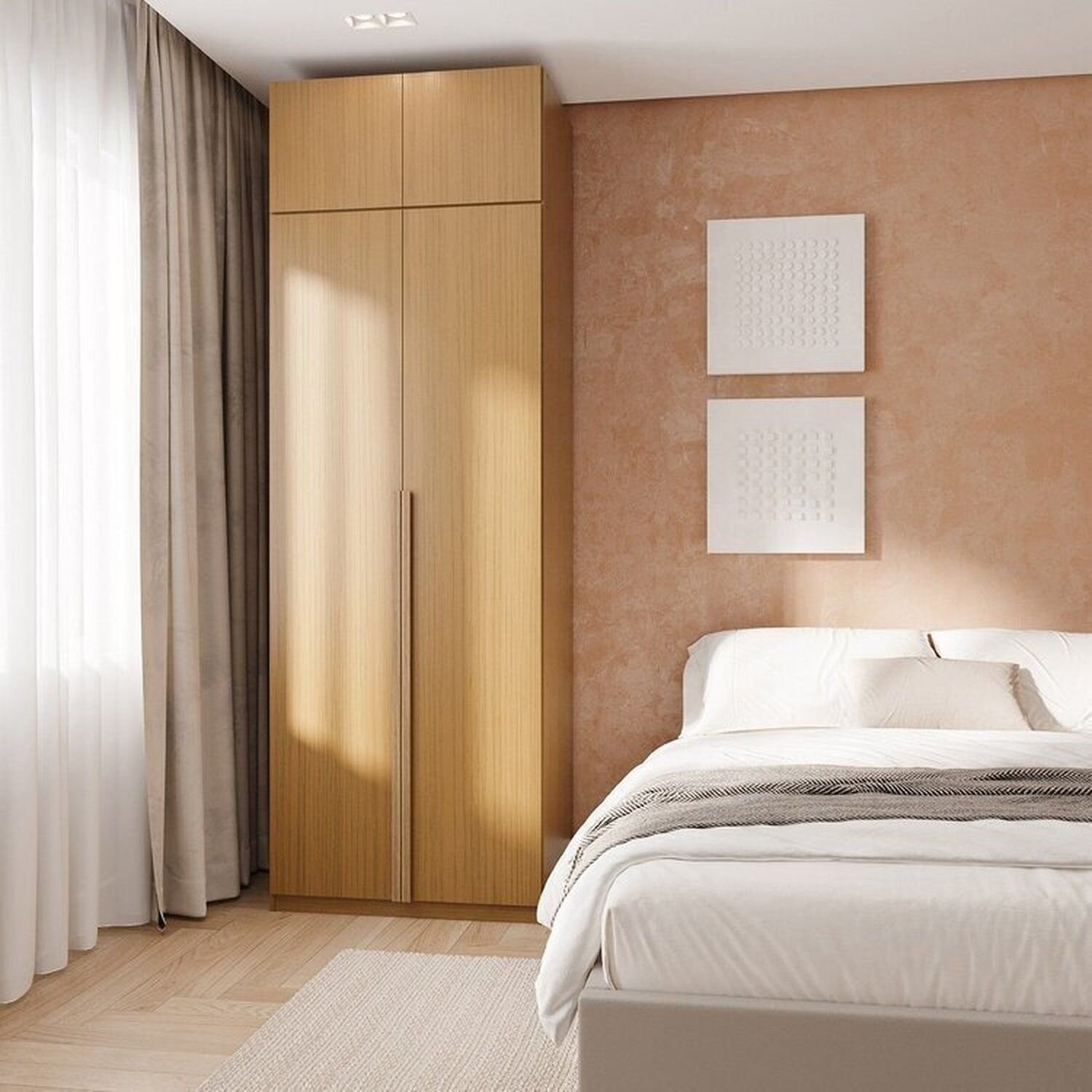 Guarda-roupa Modulado 2 Peças 4 Portas Jade CabeCasa MadeiraMadeira