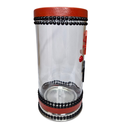 Ver imagem 3 de Porta Vela Pomba Gira e Exu Vidro e Alumínio 18 Cm