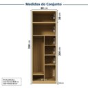Ver imagem 4 de Guarda-roupa Modulado 2 Peças 4 Portas Jade CabeCasa MadeiraOriginals