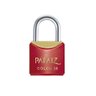 Cadeado com Chave 30mm Latão Vermelho Color Line Papaiz - 1