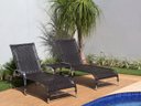 Ver imagem 3 de Kit 4 Cadeiras e Mesa Maully com 2 Espreguiçadeiras Reguláveis Incluso Pintura Eletrostática - - Pre