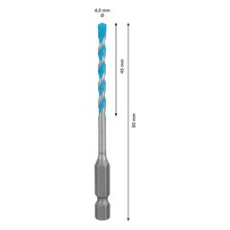Broca Multiconstruction Hex-9 4x45x90mm - 2608900570000 - Bosch Broca Multiconstruction Hex-9 4x45x9 - 2