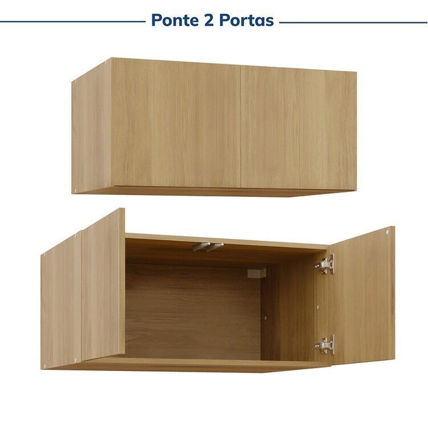 Guarda-roupa Modulado 2 Peças 2 Portas Jade Cabecasa Madeiramadeira - 11