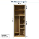 Ver imagem 3 de Guarda-Roupa Planejado 2 Peças 2 Portas Jade CabeCasa MadeiraOriginals Amarelo/Avelã