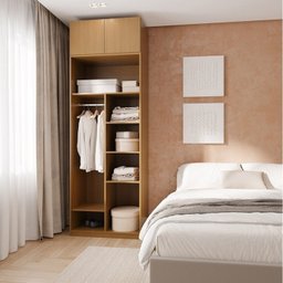 Guarda-roupa Modulado 2 Peças 2 Portas Jade Cabecasa Madeiramadeira - 1