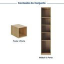 Ver imagem 7 de Guarda Roupa Planejado Casal 2 Peças 2 Portas Jade CabeCasa MadeiraOriginals Amarelo/Avelã