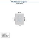 Ver imagem 5 de Guarda Roupa Planejado Casal 2 Peças 2 Portas Jade CabeCasa MadeiraOriginals Amarelo/Avelã