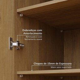 Guarda-roupa Modulado 2 Peças 2 Portas Jade Cabecasa Madeiramadeira - 9