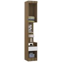 Ver imagem 4 de Mesa Cabeceira Modulado 38cm 1 Porta 1 Gaveta Delphi Avelã/branco L01 - Mpozenato