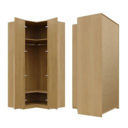 Guarda-roupa Modulado de Canto 2 Peças 4 Portas Jade Cabecasa Madeiramadeira - 11