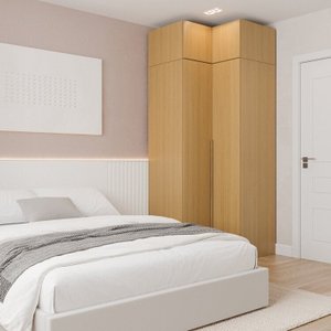 Guarda-roupa Modulado de Canto 2 Peças 4 Portas Jade Cabecasa Madeiramadeira