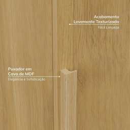 Guarda-roupa Modulado de Canto 2 Peças 4 Portas Jade Cabecasa Madeiramadeira - 6