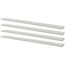 Ver imagem 3 de Kit 4 Prateleiras 70 X 20cm Branca Suporte Invisível