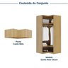 Guarda-roupa Modulado de Canto 2 Peças 2 Portas Jade CabeCasa MadeiraOriginals - 4