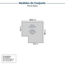 Ver imagem 2 de Guarda-Roupa Planejado de Canto 2 Peças 2 Portas Jade CabeCasa MadeiraOriginals Amarelo/Avelã