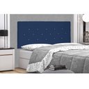 Ver imagem 2 de Cabeceira Painel Tânia Para Cama Box Queen 160 cm Suede Azul Marinho - D’Rossi