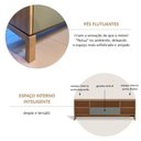 Ver imagem 7 de Rack para TV até 50 Polegadas em Madeira Maciça e MDF com Nicho Linha Barcelona 