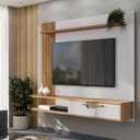 Ver imagem 1 de Painel para TV até 50 Polegadas 160,2CMX136CM Jeri Marrom