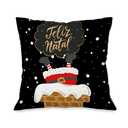 Ver imagem 6 de Kit com 4 Capas para Almofadas Natalinas Chaminé