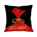 Ver imagem 5 de Kit com 4 Capas para Almofadas Natalinas Chaminé