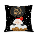 Ver imagem 3 de Kit com 4 Capas para Almofadas Natalinas Chaminé