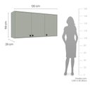 Ver imagem 3 de Lavanderia Completa Rubi Verde Oliva Politorno Móveis