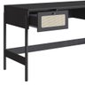 Mesa Escrivaninha e Estante Pés Madeira Arlo A10 Nero/preto - Mpozenato - 8