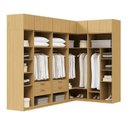 Ver imagem 5 de Guarda-roupa Modulado de Canto 10 Peças 14 Portas Jade CabeCasa MadeiraOriginals