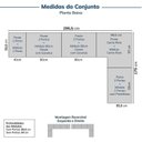 Ver imagem 2 de Guarda-roupa Modulado de Canto 10 Peças 14 Portas Jade CabeCasa MadeiraOriginals